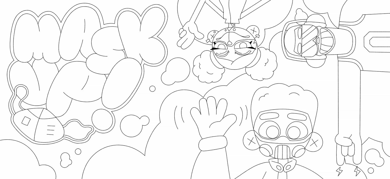 Line drawing for the billboard